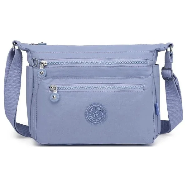 Smart Bags Krinkıl Kumaş Postacı Çantası Bc 1128 - Lila - Görsel 4