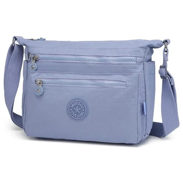 Smart Bags Krinkıl Kumaş Postacı Çantası Bc 1128 - Lila - Görsel 2