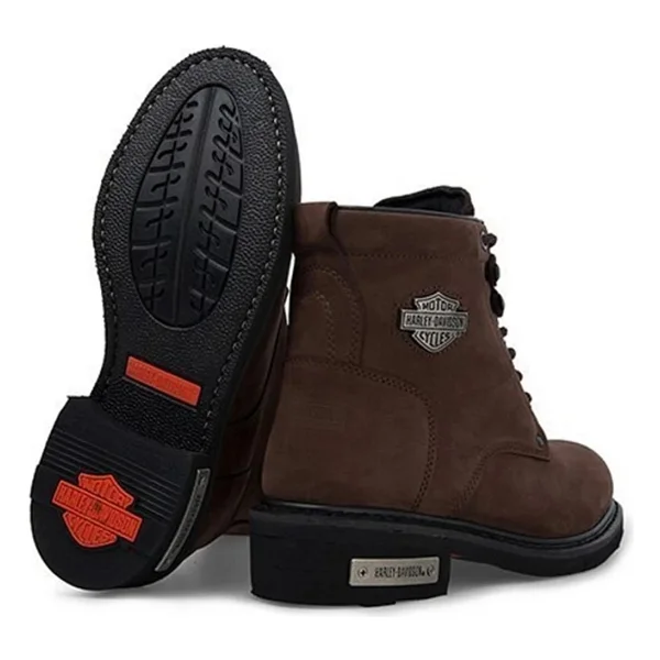 Harley Davidson Gibson 025m100109 Kahverengi Erkek Nubuk Bot - Görsel 4