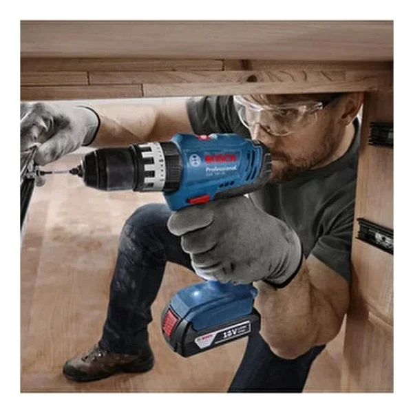 Bosch Gsb 18v-25 Vidalama Makinesi + Gbh 18v-18 Tek Akülü 2 Ah Elektrikli El Aletleri Seti - Görsel 4