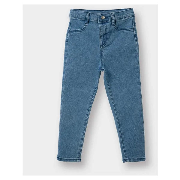 Defacto Düz Paça Basic Düz Jean Pantolon Erkek Bebek B6744a526sp - Mavi-Be394 - 12 - 18 Ay - Görsel 2