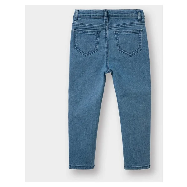 Defacto Düz Paça Basic Düz Jean Pantolon Erkek Bebek B6744a526sp - Mavi-Be394 - 12 - 18 Ay - Görsel 4