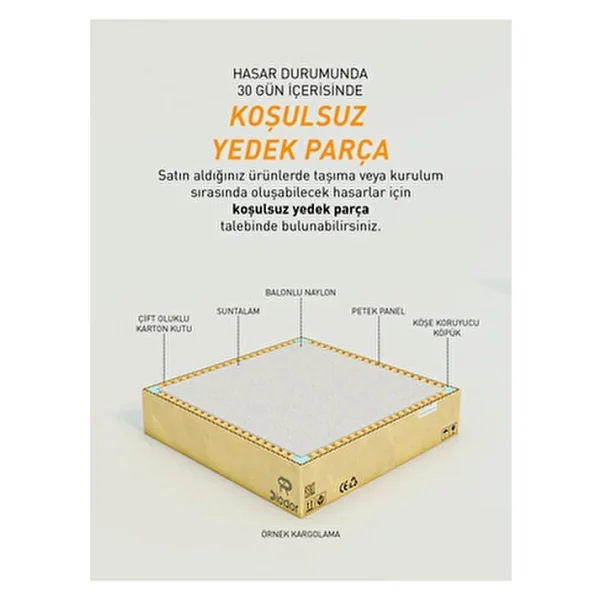 Montenero 3 Çekmeceli Komodin - Görsel 5