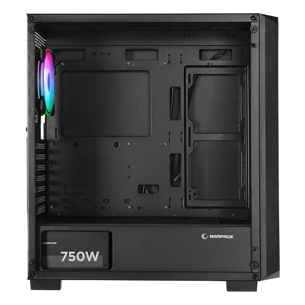 Rampage X-Chain RGB Fanlı 750 W Atx Oyuncu Kasası - Görsel 5