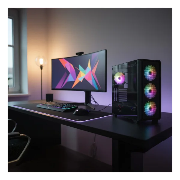 Rampage X-Chain RGB Fanlı 750 W Atx Oyuncu Kasası - Görsel 9