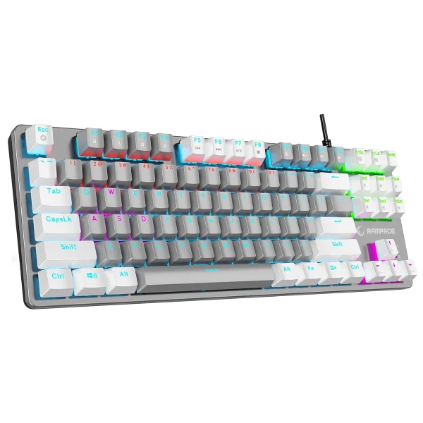 Rampage Snug K14 Tkl Red Switch Kablolu Mekanik Oyuncu Klavyesi - Görsel 6