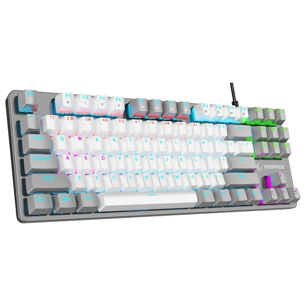 Rampage Snug K14 Tkl Red Switch Kablolu Mekanik Oyuncu Klavyesi - Görsel 7