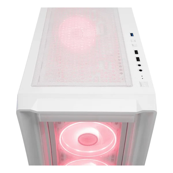 Rampage Sirius RGB Fanlı Beyaz E-Atx Oyuncu Kasası - Görsel 4