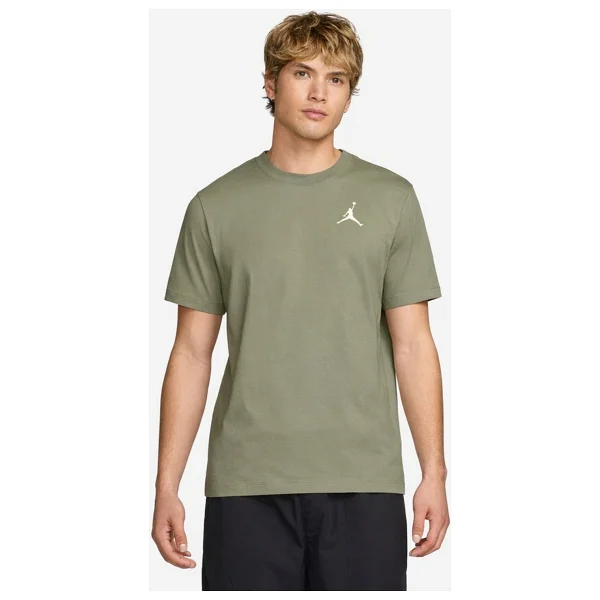 Nike Air Jordan Jumpman SS Crew Mens Erkek Günlük Tişört Yeşil - Görsel 7