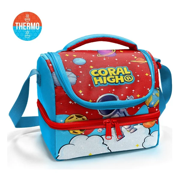 Coral High 37220 Kids Nefti Gamer Desenli 2 Katlı Termoslu Beslenme Çantası - Görsel 9