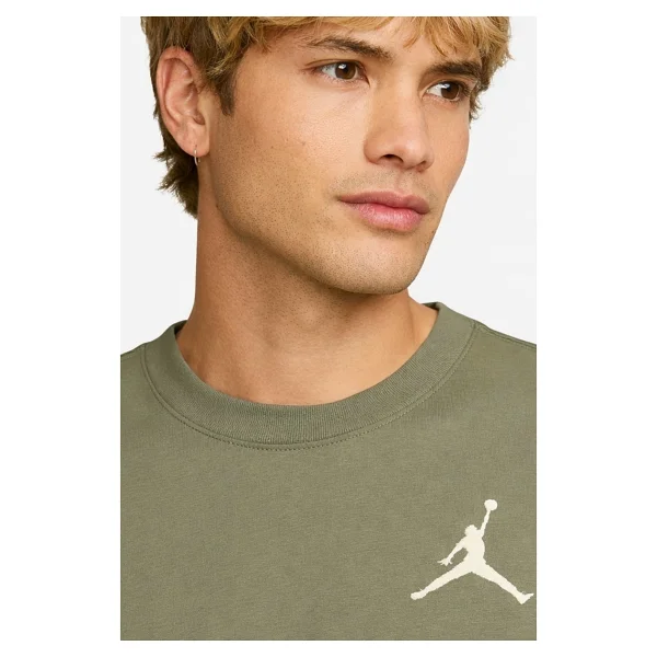Nike Air Jordan Jumpman SS Crew Mens Erkek Günlük Tişört Yeşil - Görsel 3