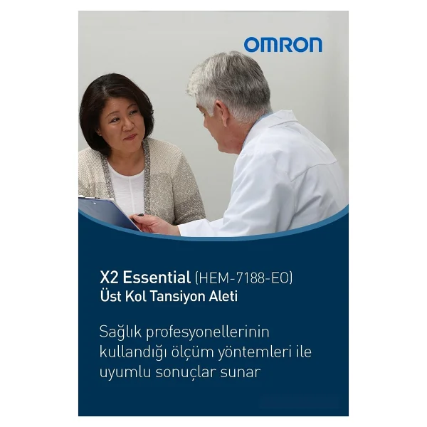 Omron X2 Essential Hem-7188-Eo Koldan Dijital Tansiyon Aleti - Görsel 5