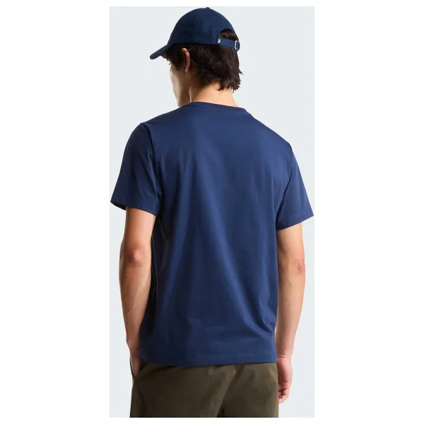 The North Face Evolution Simple Dome Nf0a8cz28k21 Lacivert Kısa Kollu Bisiklet Yaka Erkek Tişört - Görsel 2