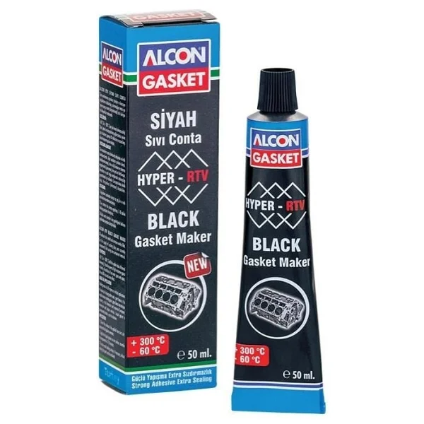 Alcon M-3315 50 Ml Hyper-Rtv Siyah Nötr Sıvı Conta - Görsel 2