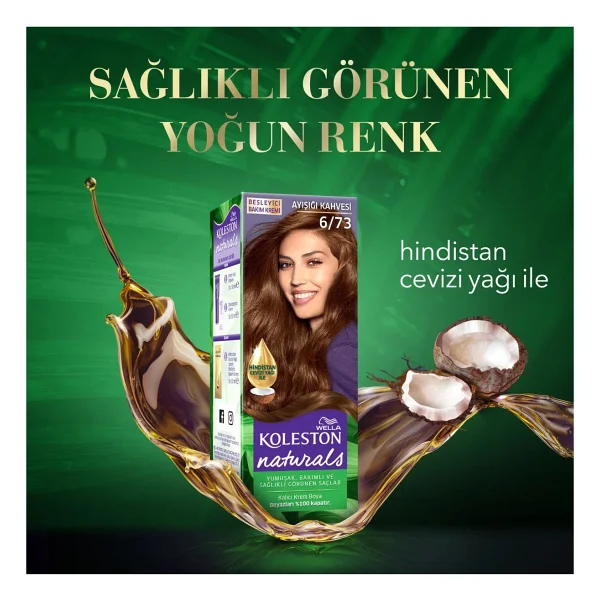 Koleston Naturals 6.73 Ayışığı Kahvesi Saç Boyası - Görsel 9