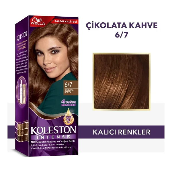 Koleston Intense 6.7 Çikolata Kahve Saç Boyası - Görsel 8