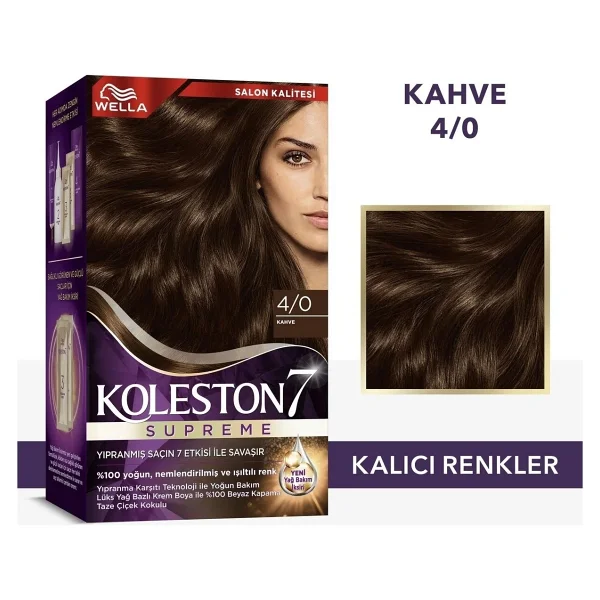 Koleston Supreme 4.0 Kahve Saç Boyası - Görsel 7