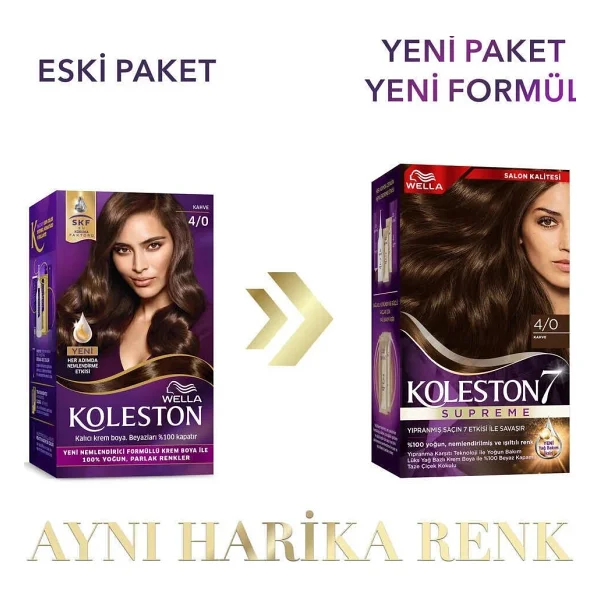 Koleston Supreme 4.0 Kahve Saç Boyası - Görsel 9