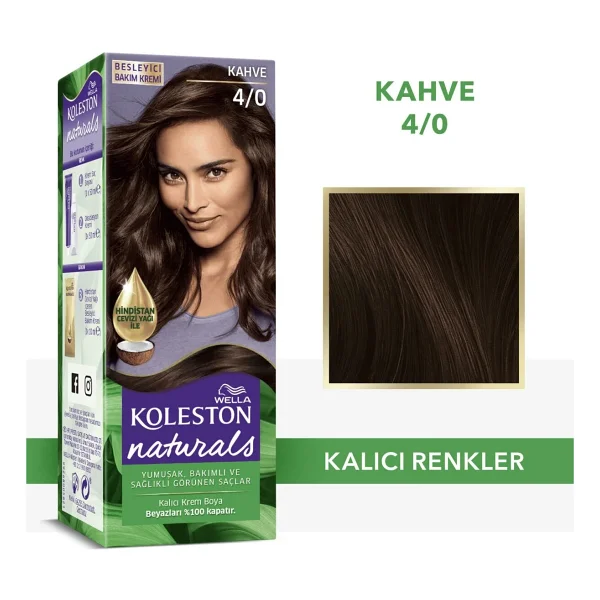 Koleston Naturals 4.0 Kahve Saç Boyası - Görsel 2