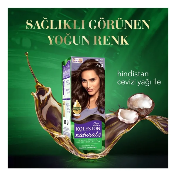Koleston Naturals 4.0 Kahve Saç Boyası - Görsel 8