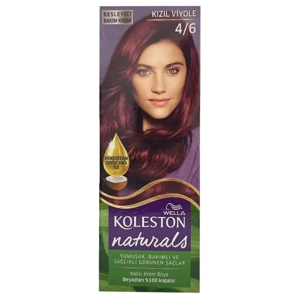 Koleston Naturals 4.6 Kızıl Viyole Saç Boyası - Görsel 6