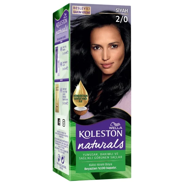 Koleston Naturals 2.0 Siyah Saç Boyası - Görsel 7