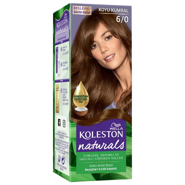 Koleston Naturals 6.0 Koyu Kumral Saç Boyası - Görsel 10