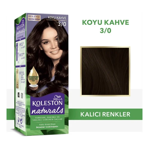 Koleston Naturals 3.0 Koyu Kahve Saç Boyası - Görsel 2