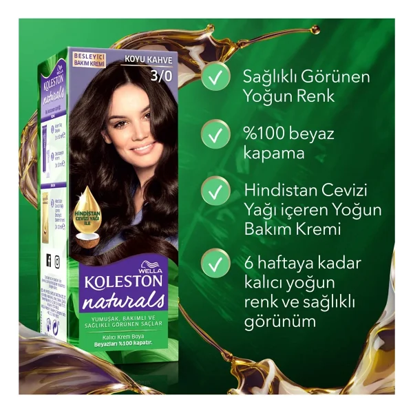 Koleston Naturals 3.0 Koyu Kahve Saç Boyası - Görsel 9