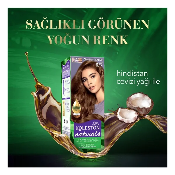 Koleston Naturals 6.7 Çikolata Kahve Saç Boyası - Görsel 9