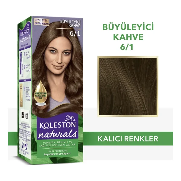 Koleston Naturals 6.1 Büyüleyici Kahve Saç Boyası - Görsel 2