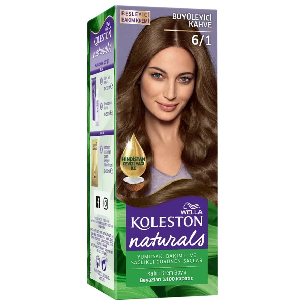 Koleston Naturals 6.1 Büyüleyici Kahve Saç Boyası - Görsel 9