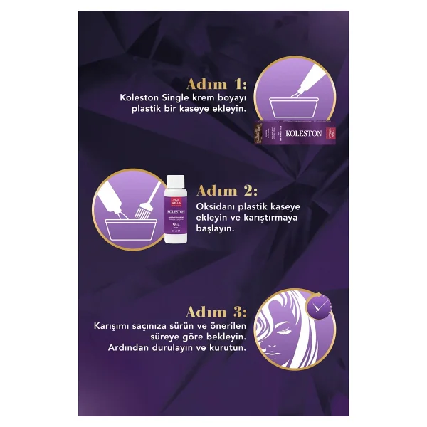 Koleston Single 6.7 Çikolata Kahve Saç Boyası - Görsel 10