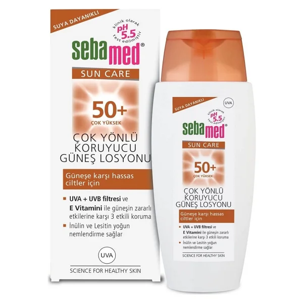 Sebamed Sun Care Çok Yönlü Koruyucu 150 Ml 5 Adet 50 Faktör Güneş Losyonu - Görsel 2