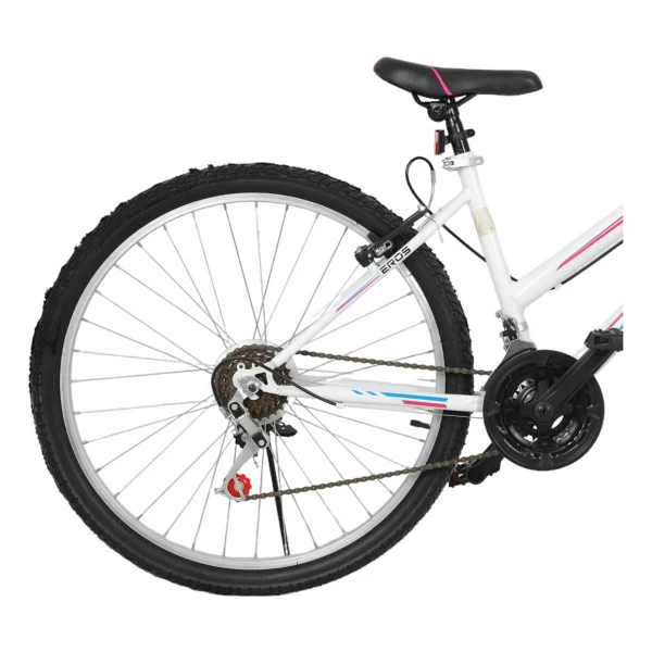 Vision Tec Eros 26" Jant 21 Vites Kadın Dağ Bisikleti Beyaz - Pembe & Vitesli Bisiklet - Görsel 6