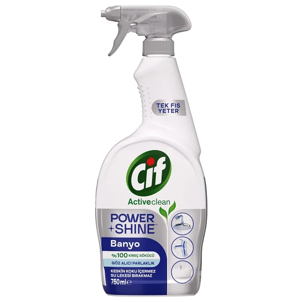 Cif Cleanboost Power & Shine Banyo Sprey Temizleyici 750 Ml - Görsel 9