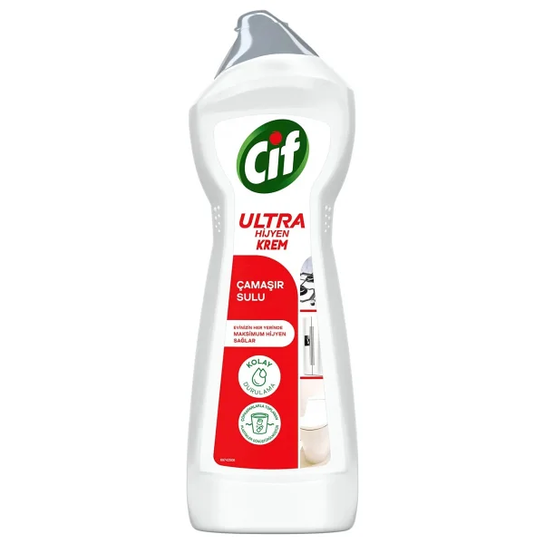 Cif Ultra Hijyen Krem Mutfak Banyo Temizleyici 675 Ml - Görsel 2