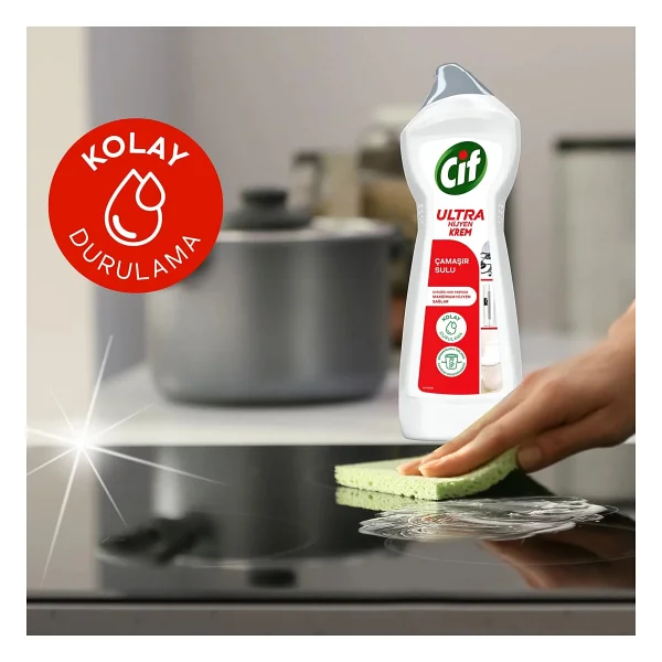 Cif Ultra Hijyen Krem Mutfak Banyo Temizleyici 675 Ml - Görsel 7