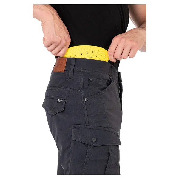 The Biker Jeans Truva Cargo Black Erkek Motosiklet Pantolonu - Görsel 7