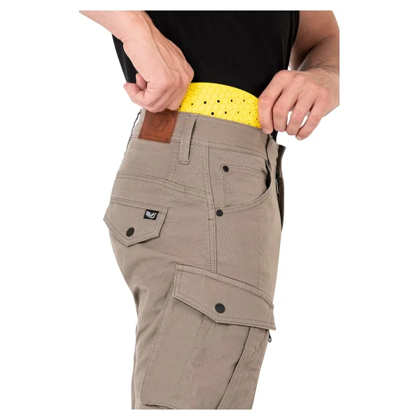 The Biker Jeans Truva Cargo Beige Erkek Motosiklet Pantolonu - Görsel 7