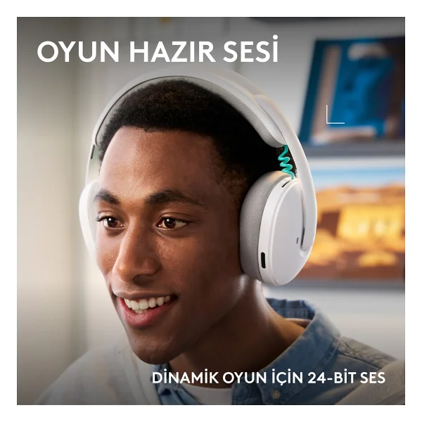 Logitech G325 Lightspeed Kablosuz Kulak Üstü Oyuncu Kulaklığı - Görsel 2