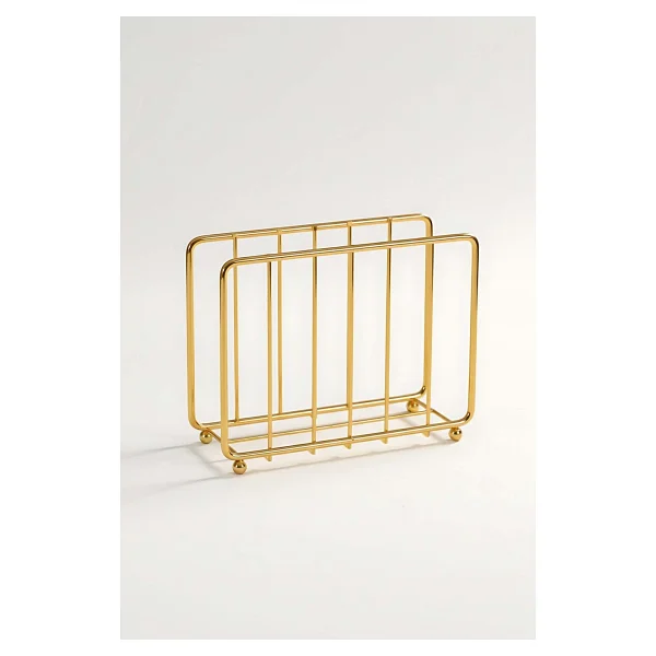 Gold Kafes Metal Peçetelik - Görsel 5