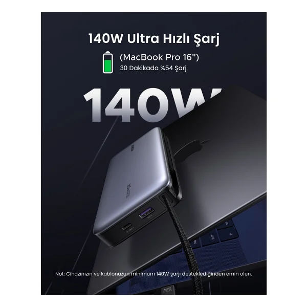 Ugreen Nexode 55995b 25000 mAh Hızlı Şarj Powerbank - Görsel 6