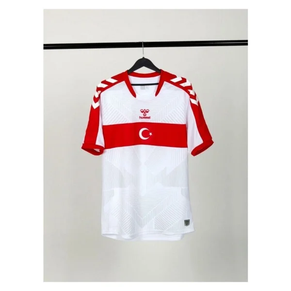 Hummel Milli Takım Forma 25-26 Erkek Beyaz - Kırmızı - Görsel 6