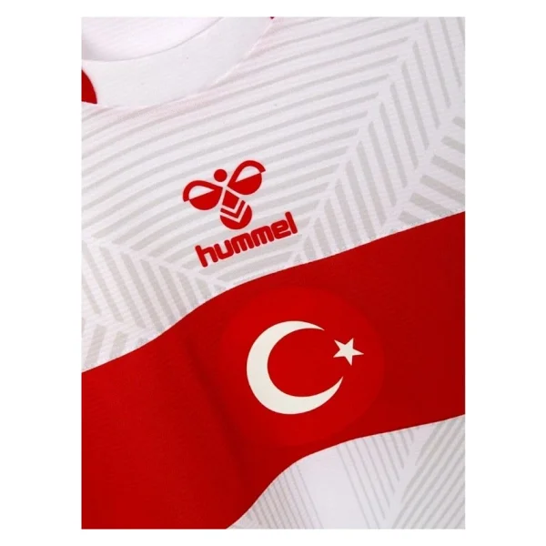 Hummel Milli Takım Forma 25-26 Erkek Beyaz - Kırmızı - Görsel 5