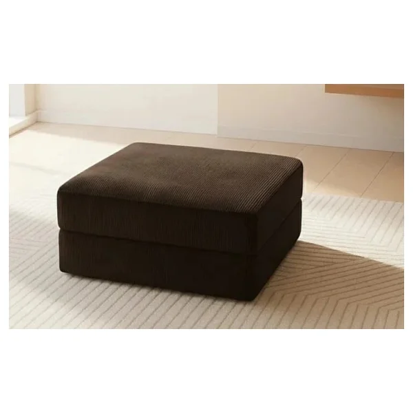 Dechome Herev 160x160 Kadife Kumaş Modüler L Tipi Köşe Koltuk Takımı - Görsel 2