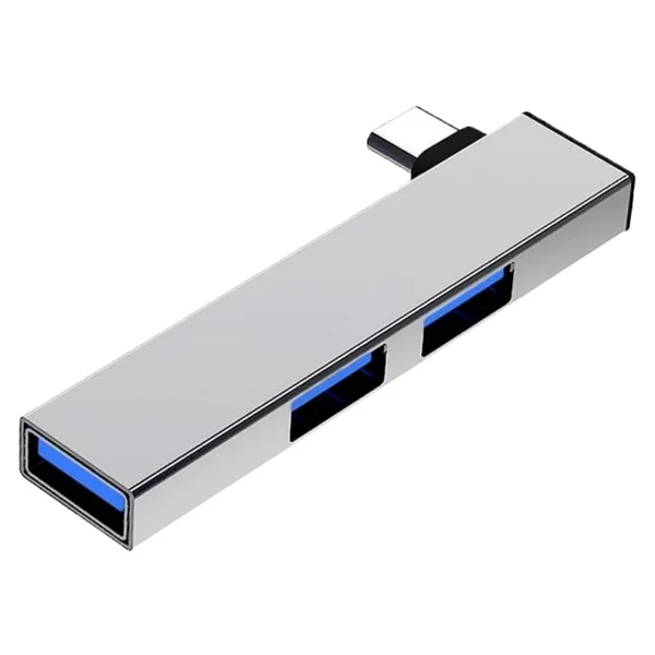 Lunatic 1460 USB Type C 3.0 Hub 3 Portlu Çoklayıcı Çoğaltıcı Dönüştürücü Çevirici Adaptör - Görsel 2
