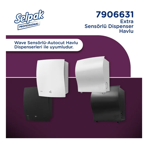 Selpak Professional Extra Sensörlü 21 Cm 135 Mt 6'lı Kağıt Havlu - Görsel 3