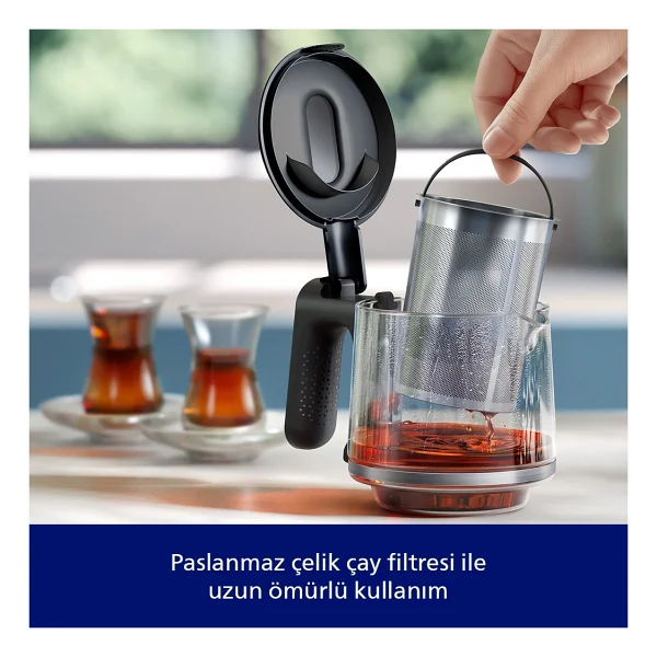 Philips 5000 Serisi Hd7360/00 1900 W Cam Çay Makinesi - Görsel 6