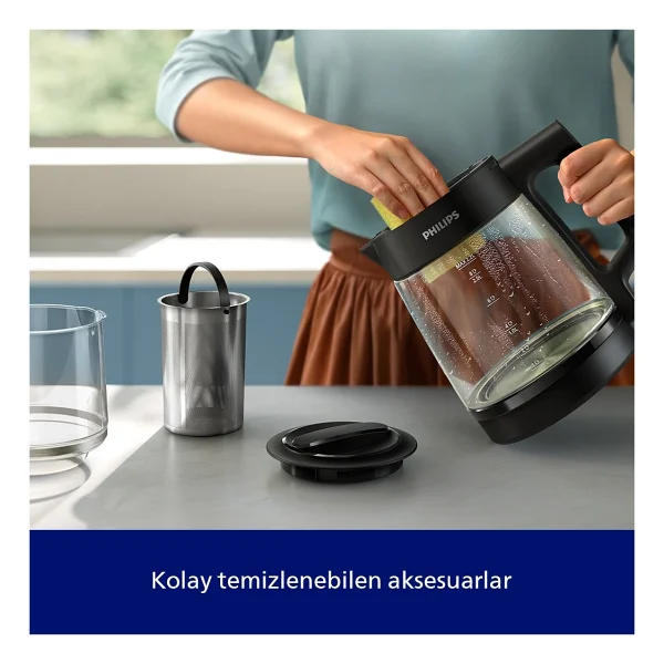 Philips 5000 Serisi Hd7360/00 1900 W Cam Çay Makinesi - Görsel 7